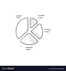 Pie Chart Sketch Icon