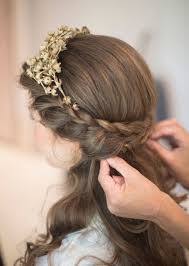 For those with naturally curly hair, leaving it down and curly is best amongst many wedding hairstyles for medium hair. Wedding Hairstyles For Medium Length Hair Half Up Half Down Awesome Corner