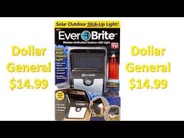 Ever Brite Motion Activated Solar Power Outdoor Led Light Youtube