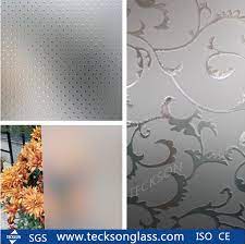 design frosted glass for building glass
