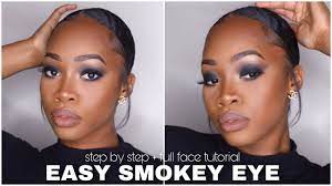 black smokey eye tutorial full face