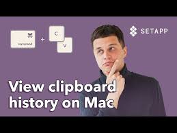 access clipboard history on your mac