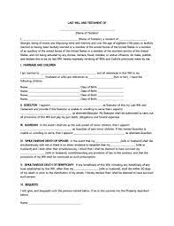 Sample will form 13 free samples examples format. Free Last Will And Testament Forms And Templates Word Pdf