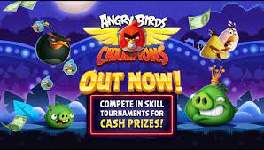 Slingshot to victory and win real world money in the all new Angry Birds  Champions! - Rovio