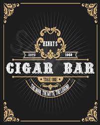 cigar bar black and gold wedding or