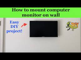 How To Mount Computer Monitor On Wall