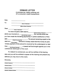 free demand letter sle pdf 25kb