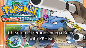 Cheat on Pokemon Omega Ruby with PKHex by Pokemoner.com