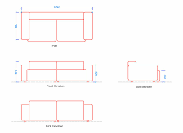 What Is Sofa Dimensions Free Dwg