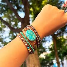 turquoise jewelry handmade boho