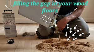how to fill gaps in old wood floor