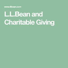 L L Bean And Charitable Giving Fcm Auction Donations