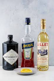 unusual ni with aperol and lillet