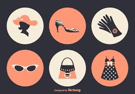 Fashion and women accessories, icons. Download Vector Fashion Accessories Icons Vectorpicker