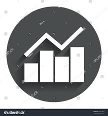 Graph Chart Sign Icon Diagram Symbol Stock Vector Royalty