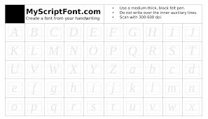 how to create a font a collection of