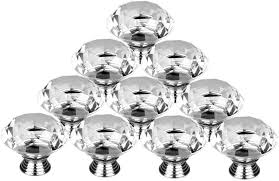 crystal knobs maikehome 10 x 30mm