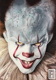 Download a free preview or high quality adobe illustrator ai, eps, pdf and high resolution jpeg versions. Pennywise The Dancing Clown Clown Face Drawing Drawing It Clown Drawings