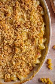 american baked mac and cheese with ritz