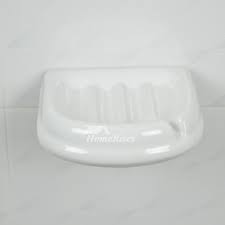 Ceramic Soap Dish For Shower Wall White