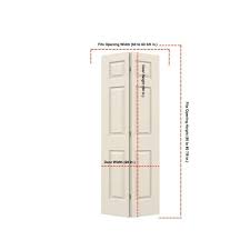 closet bi fold double door