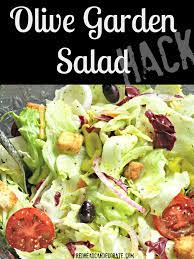 olive garden salad hack redhead can
