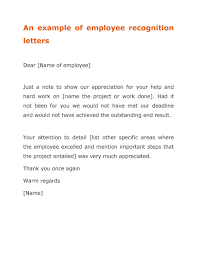 Reply to kelly loft at. 49 Printable Employee Recognition Letters 100 Free á… Templatelab