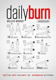71 High Quality Daily Exercise Chart For Men