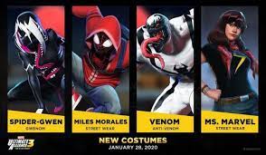 Added new costumes for four heroes . New Marvel Ultimate Alliance 3 Dlc Free And Paid Cogconnected