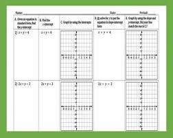 Graphing Standard Form Equations In Two