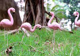 Pink Flamingo Decoration Set Grabone Nz