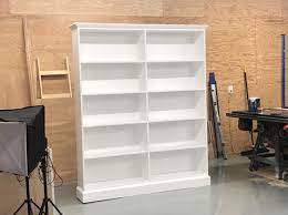 frameless bookshelf build in any size