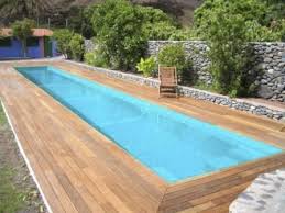 If you've always wanted to do laps at home, here's what you need to know. Inground One Piece Swimming Pool In Fiberglass Lap Pool Multiforma Lap Pools Backyard Lap Pool Cost Luxury Swimming Pools