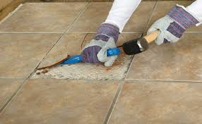 how to remove marble flooring tiles