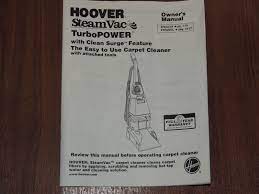 hoover steamvac turbopower scrub