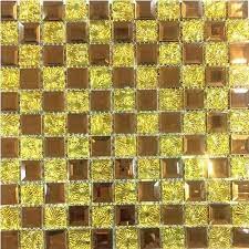 Brown Wall Glass Mosaic Tile
