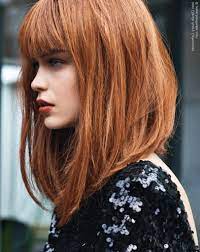 The styling doesn't require much time. Women Hair Short Back Long Front Long In Front Haircut Long Bob Hairstyles Long Bob Haircuts Thick Hair Styles