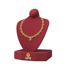spe gold latest light weight 22k gold necklace
