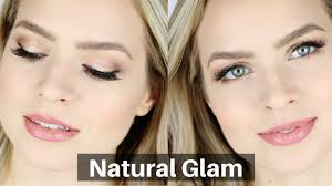 natural glam glow makeup tutorial