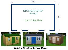 10x16 Storage Shed Plans Package