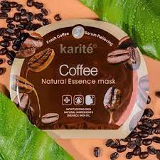 خرید و قیمت ماسک قهوه ی KARITÉ دارای کافئین جهت درمان خستگی پوست از غرفه فروشگاه تخصصی مراقبت پوست و صورت استاتیس | باسلام