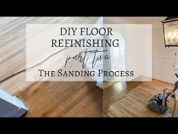 the floor sanding process refinishing