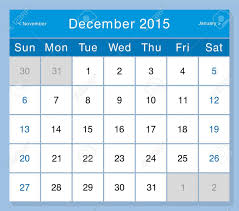 Design Template Calendar 2015 December Royalty Free Cliparts