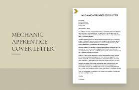 mechanic appice cover letter in