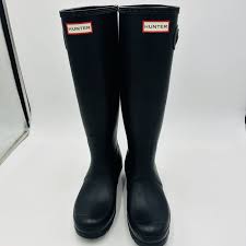 hunter tall women size 8 rain boots