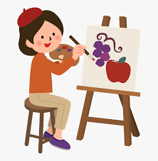 Painter illustrations and clipart (1,418,307). Woman Painting Painter Clipart Painter Clipart Hd Png Download Kindpng