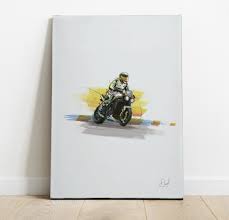 triumph triple sd motorcycle art