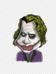.wajah anda secara bersamaan untuk membuat kartun dan gambar yang terlihat. Joker Heath Ledger Karikatur Kartun Joker Wajah Pahlawan Png Pngegg