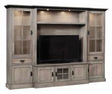 This tv stand in an espresso finish is constructed from engineered hardwood and heavy hanover corner console, cherry. Cherry Entertainment Centers Amish Outlet Store