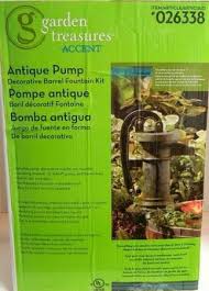 Antique Pump Barrel Fountain Kit
